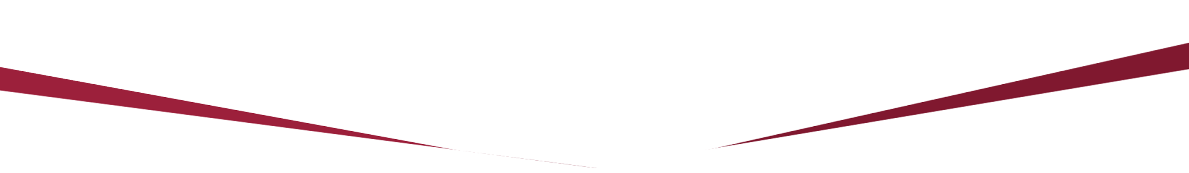 Maroon and white geometric shapes form a downward pointing arrow against a black background.